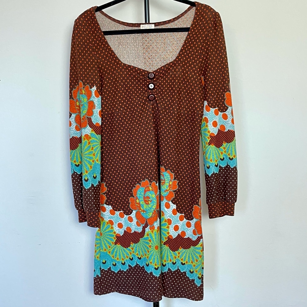 ✨Beautiful Vintage Floral Knit Dress✨